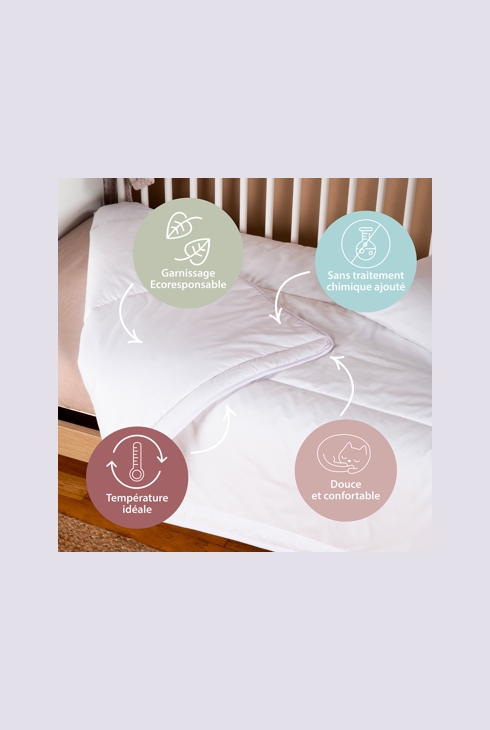 Couette bébé tempéré Coton Bio
