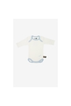 Lot de 3 Body manches longues en Coton Bio à motifs plumes 5