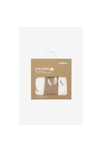 Lot de 3 Body manches courtes en Coton Bio à motifs plumes 5