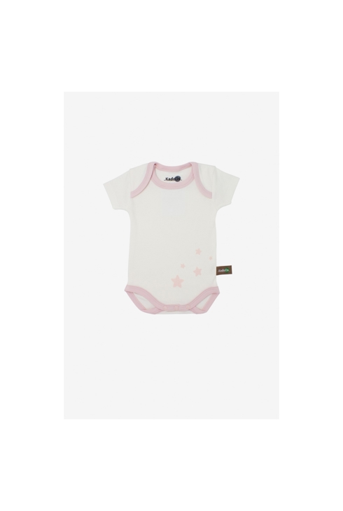 Lot de 3 Body manches courtes en Coton Bio à motifs étoiles