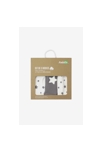 Lot de 3 Body manches courtes en Coton Bio à motifs étoiles 5