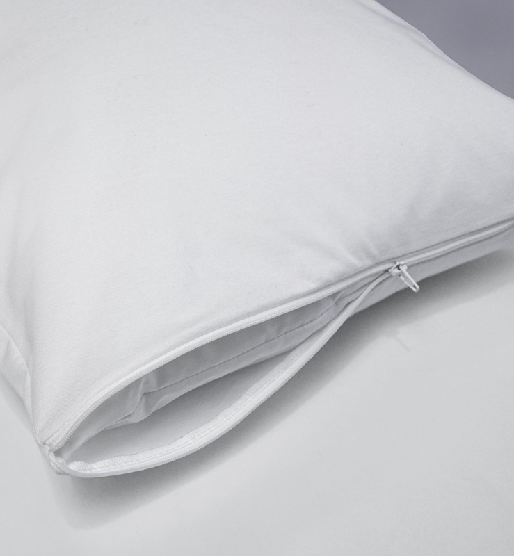 Kadolis - Protège oreiller Imperméable enveloppe Jersey Coton Bio - Mixte
