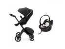 Pack poussette duo xplory x rich black avec coque izi go modular™ x1, Stokke