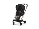 Poussette mios 3 châssis rose gold habillage deep black, Cybex