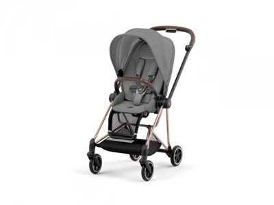 Poussette mios 3 châssis rose gold habillage soho grey, Cybex 1