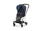 Poussette mios 3 châssis chrome noir habillage nautical blue, Cybex