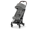 Coya - poussette citadine ultra compacte - châssis chrome dark brown - siège mirage grey |dark grey cybex, Cybex