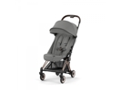 Coya - poussette citadine ultra compacte - châssis rose gold et siège mirage grey | cybex, Cybex