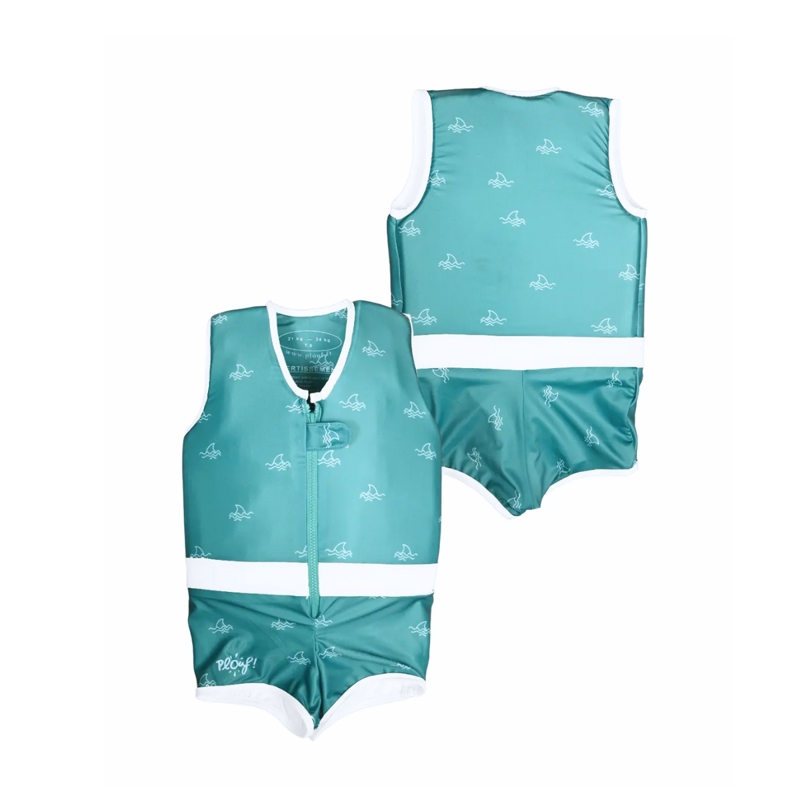 Plouf - Maillot de bain flottant : BB Shark Bleu - Garçon