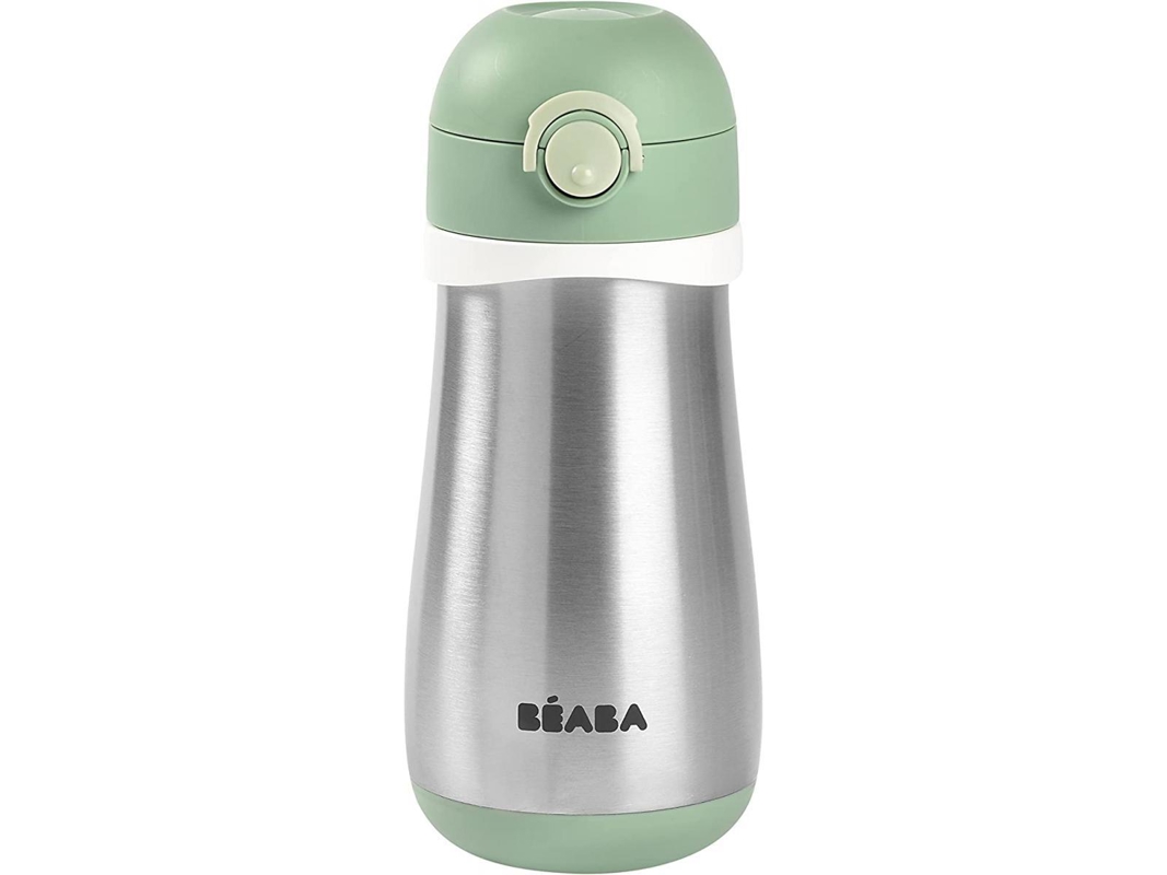 Beaba - Gourde inox 350 ml vert sauge - - Dès la naissance