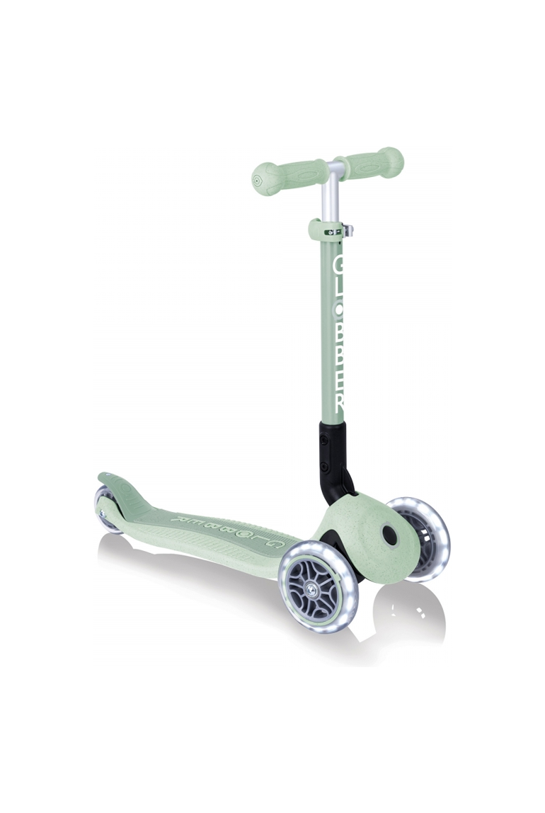 Trottinette 3 roues JUNIOR FOLDABLE LIGHTS ECOLOGIC - Vert Pistache 1