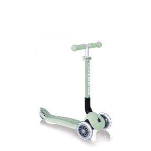 Trottinette 3 roues JUNIOR FOLDABLE LIGHTS ECOLOGIC - Vert Pistache 1