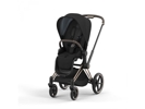 Poussette priam 4 châssis rose gold siège deep black, Cybex