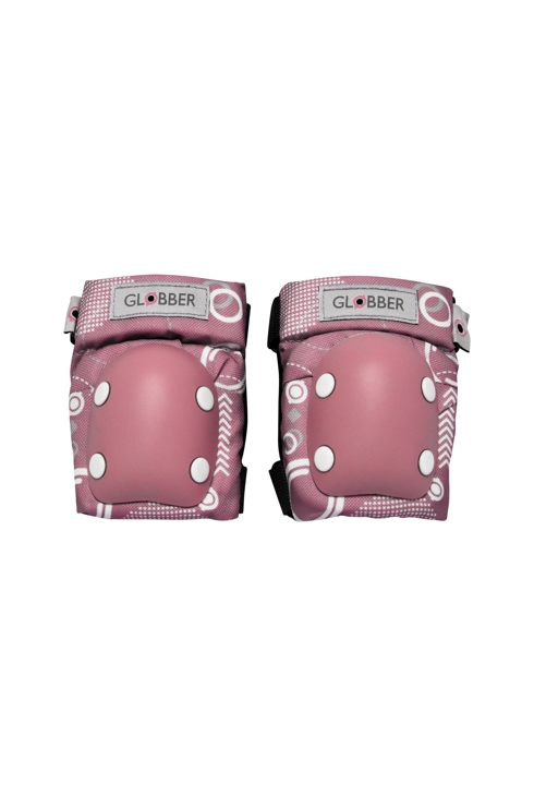 Set 2 protections imprimés tout-petits (Coudes et genoux) - Rose pastel