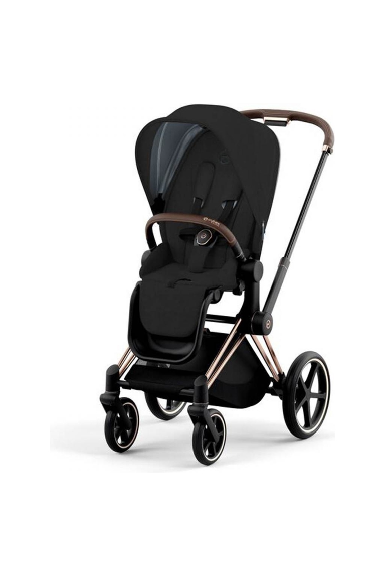 Poussette priam 4 châssis rose gold siège stardust black plus (tissu premium), Cybex 1
