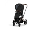 Poussette priam 4 châssis rose gold siège stardust black plus (tissu premium), Cybex