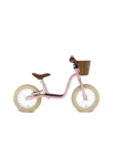 Draisienne LR XL avec frein, sonnette et panier de guidon rosé 2