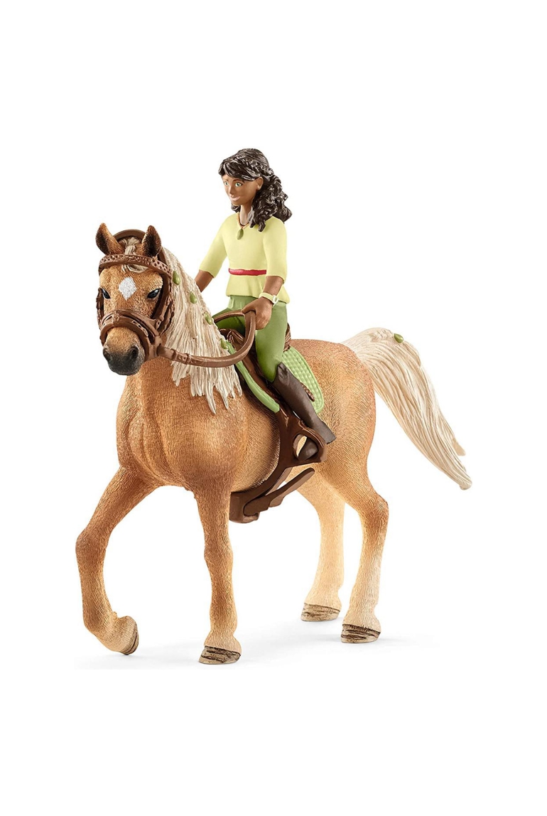 Figurine horse club sarah & mystery - dimension : 15 cm x 8,2 cm x 18 cm, Schleich 1