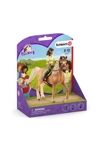 Figurine horse club sarah & mystery - dimension : 15 cm x 8,2 cm x 18 cm, Schleich 2