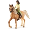 Figurine horse club sarah & mystery - dimension : 15 cm x 8,2 cm x 18 cm, Schleich