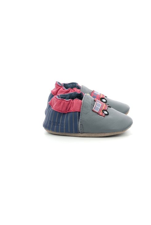 Chaussons cuir Robeez Emergency Fire