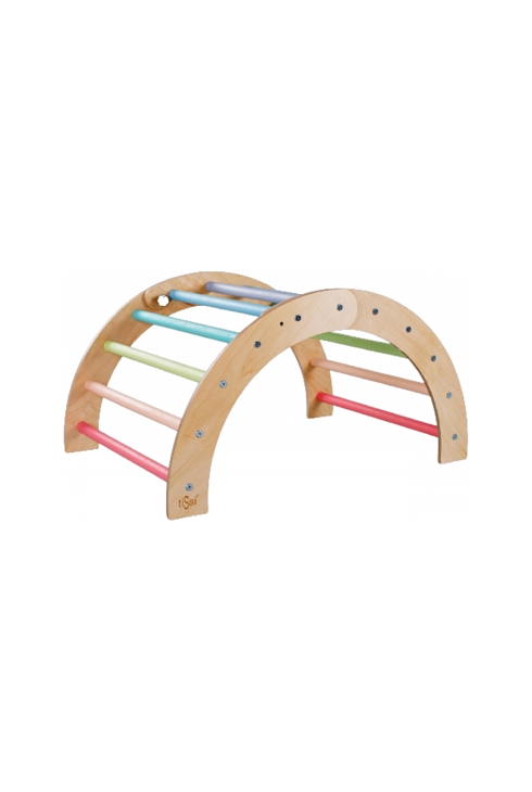 Arche d'escalade multicolore