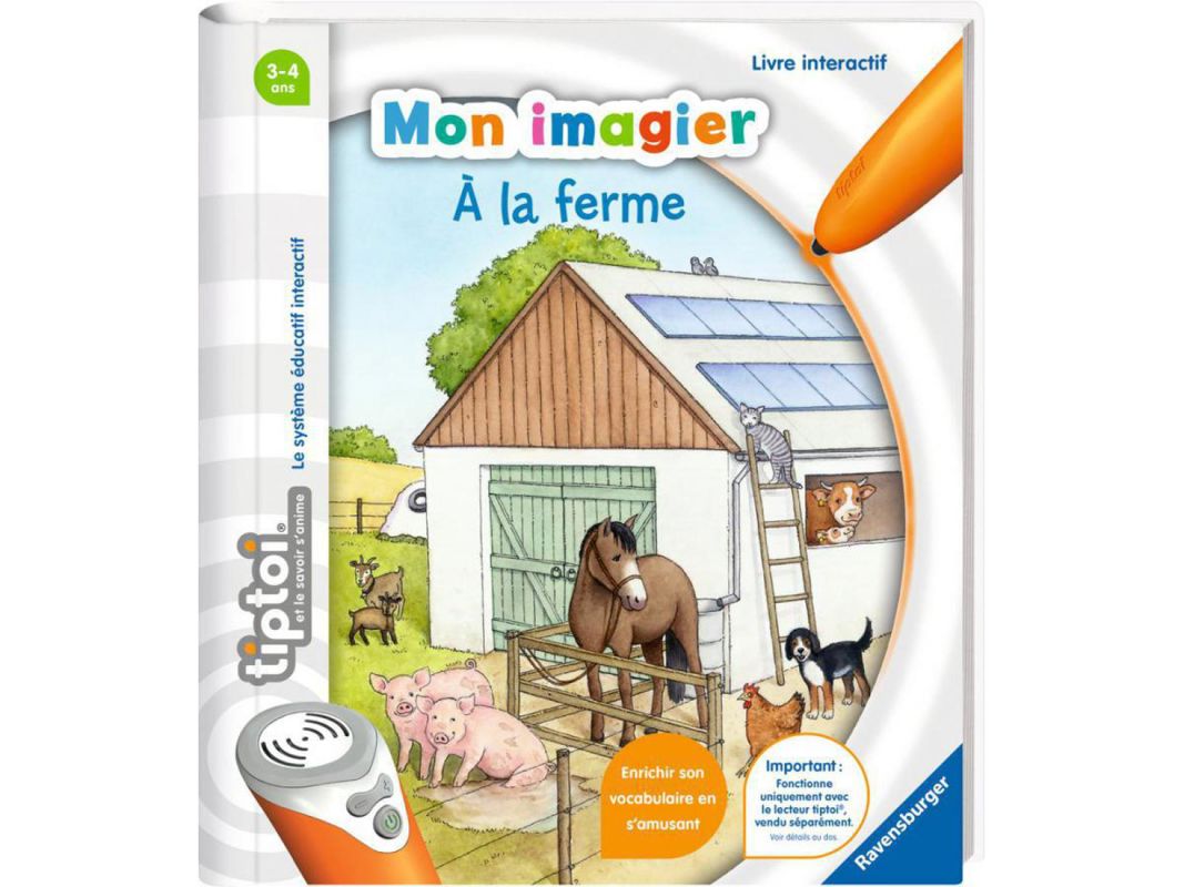 Jeux éducatifs électroniques - tiptoi - mon imagier - a la ferme, Ravensburger -