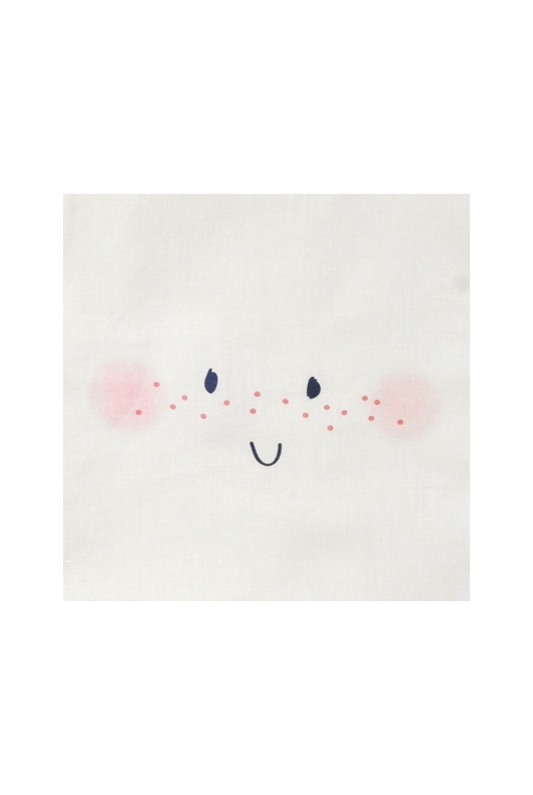 Serviette bavoir Happy Face