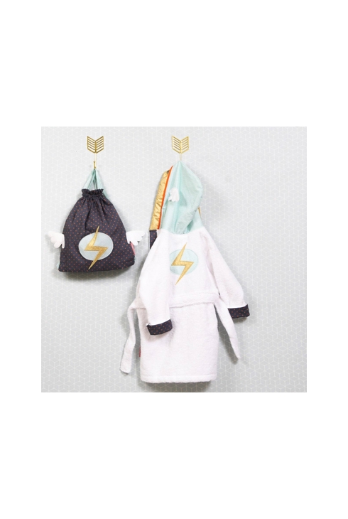 Peignoir enfant Superhéros 6/7 ans