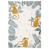 Tapis petits singes MONKEY PARADISE MIEL