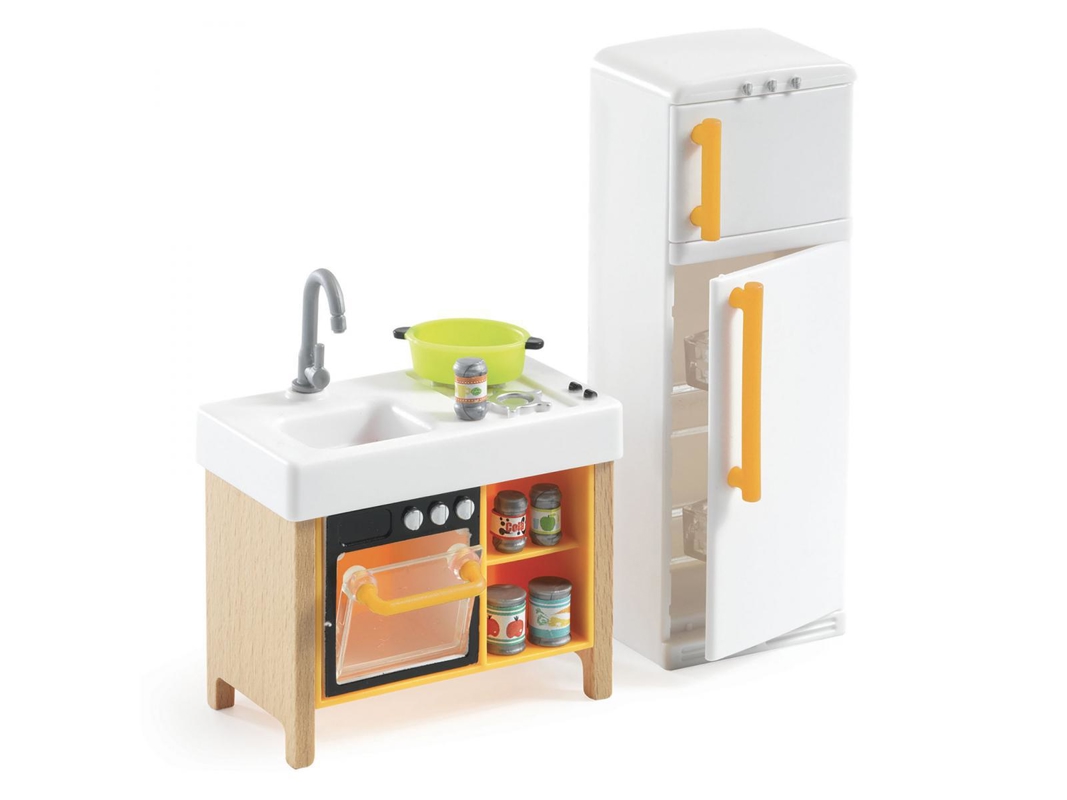 La cuisine compacte pour maison de poupées -