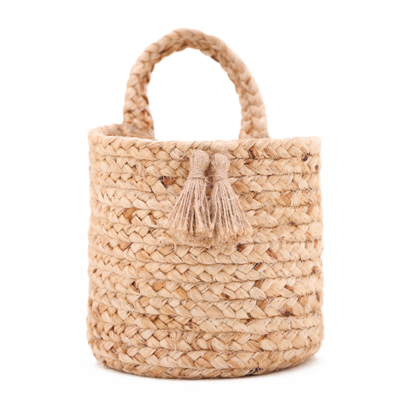 NATTIOT - Panier de rangement jute 20x20cm OSLO -