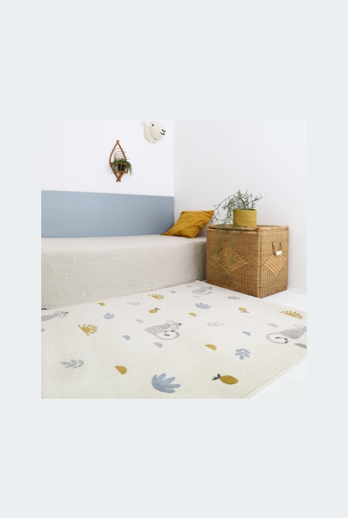Tapis LITTLE WILD MONKEY MIEL