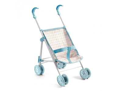 Poussette métal 44 cm pour poupée Pomea, Djeco 1