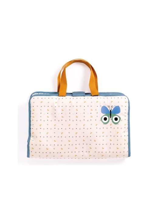 Sac à langer Blue Fly pour poupée Pomea, Djeco