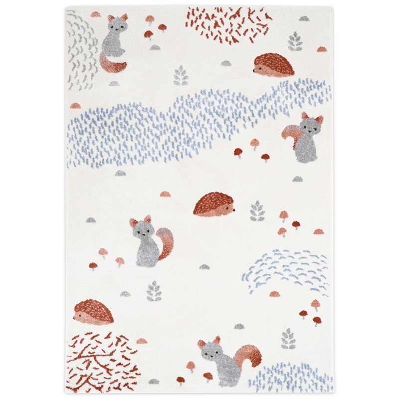 Tapis animaux de la forêt FOREST DREAM - 135x190 cm