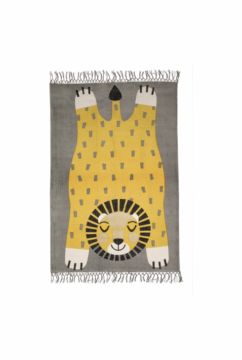 Tapis motif lion 110x170cm BABA