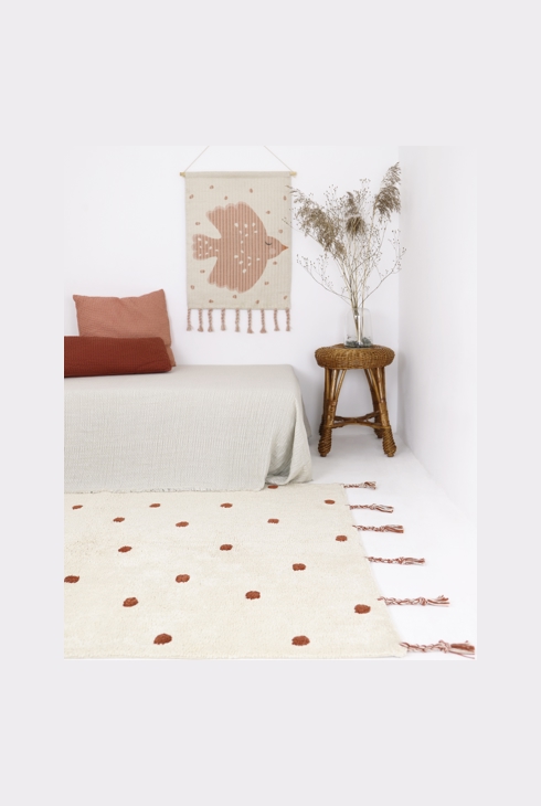 Tapis à pois 100x150cm NÜMI