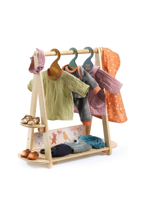 Grand portant vêtements pour poupée Pomea, Djeco