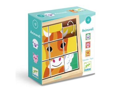 Puzzles bois Animoroll, 9 pcs 1