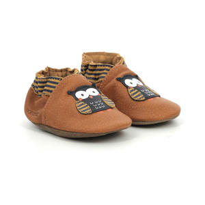 Chaussons cuir Robeez Hibou Choux 1