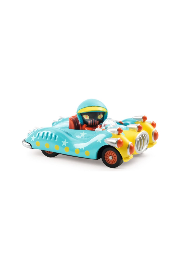Voiture blue gun crazy motors, Djeco 1