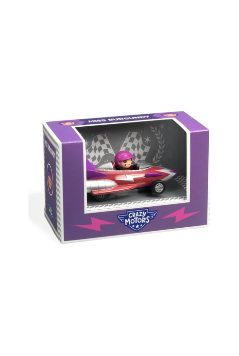 Figurine crazy motors miss burgundy, Djeco