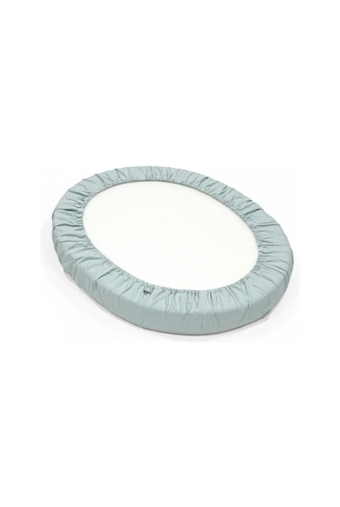 Drap housse imprimé Pois pour berceau Stokke Sleepi V3 mini (Dots Sage)
