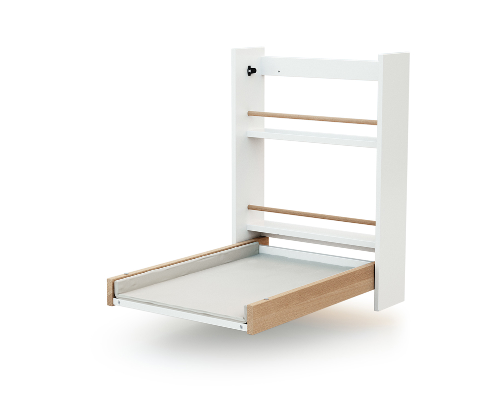 Table à langer murale + matelas ESSENTIEL -