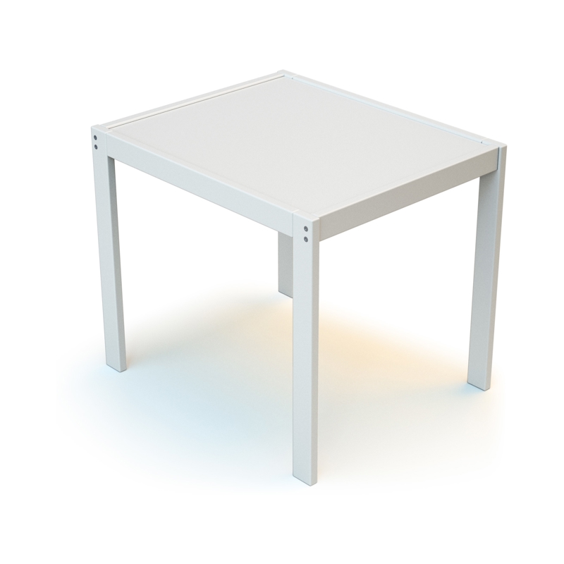 Table enfant blanc 64x55x53 cm -