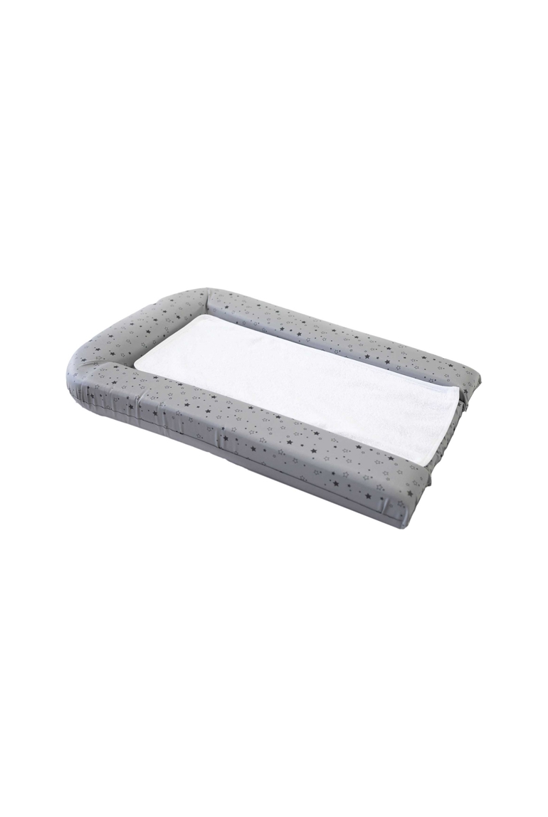 Matelas à langer PVC + 2 éponges amovibles gris 42x70cm 1