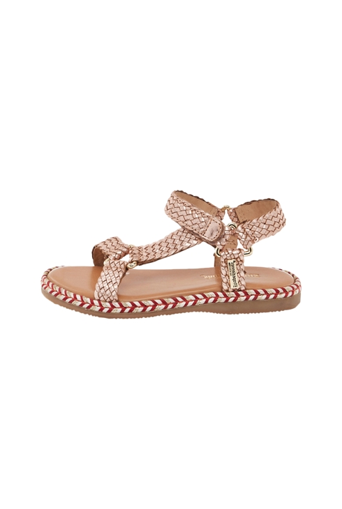 Sandale Plate Cuir Blister, Les Tropeziennes