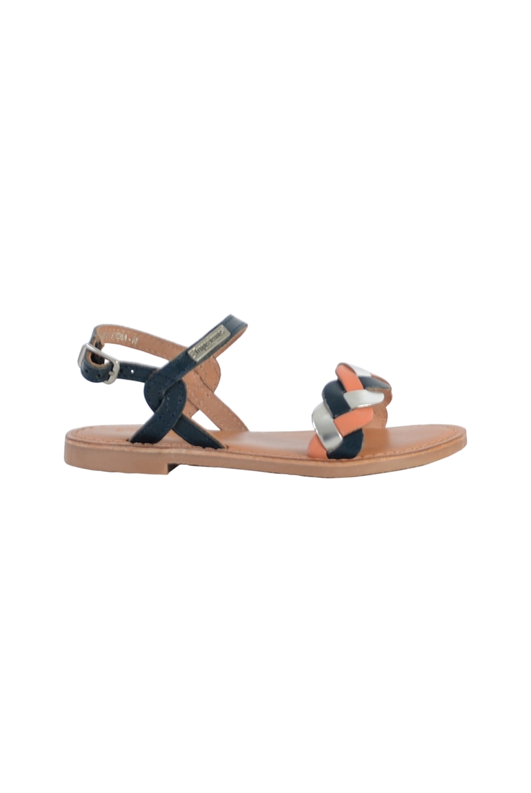 Sandale Plate Cuir  Bonbon, Les Tropeziennes 1