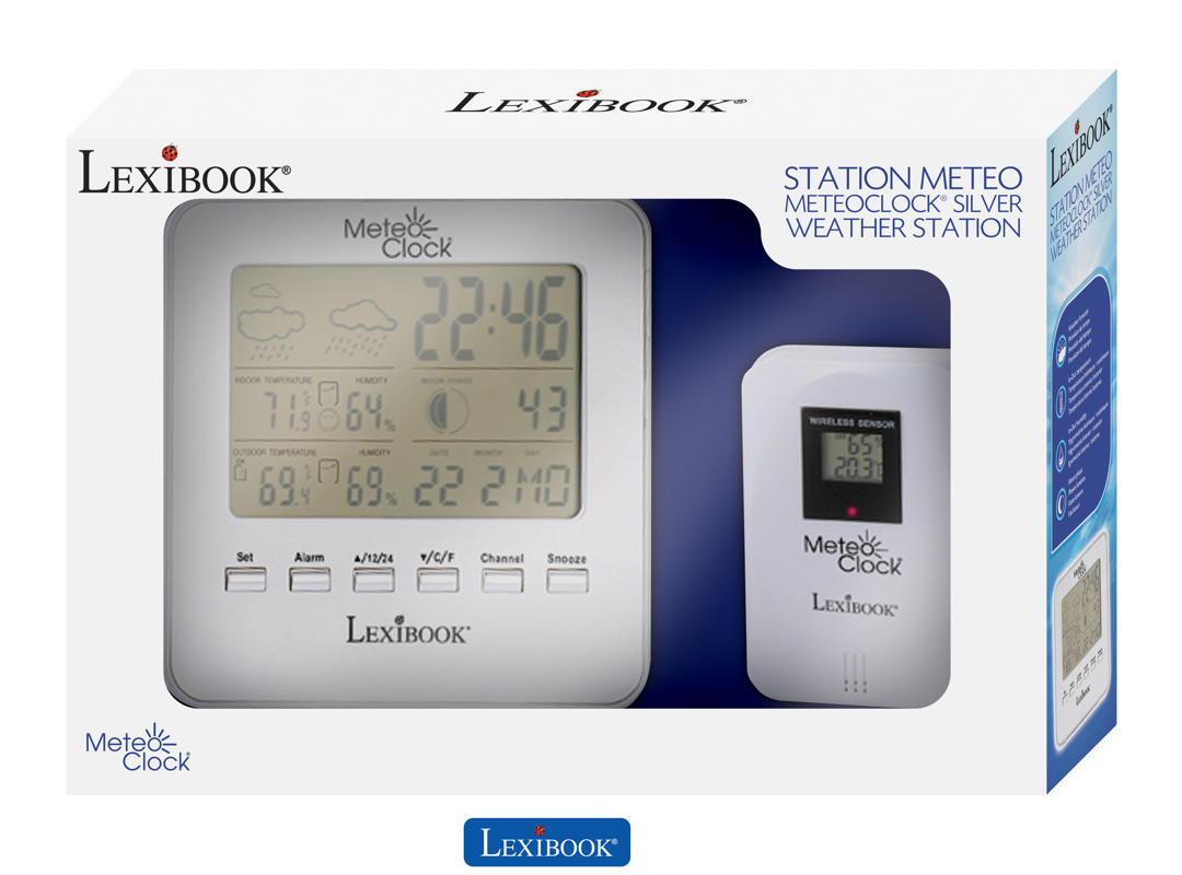 Station météo MeteoClock Silver -
